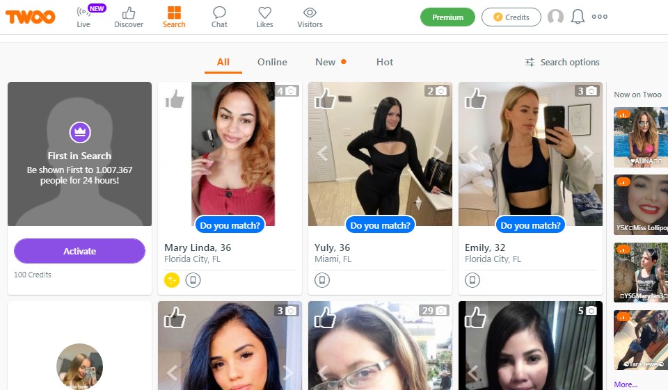 Twoo website